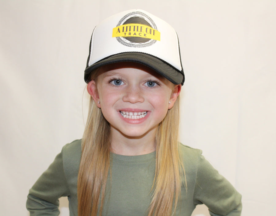 A Little Off Track Kid's Trucker Hat