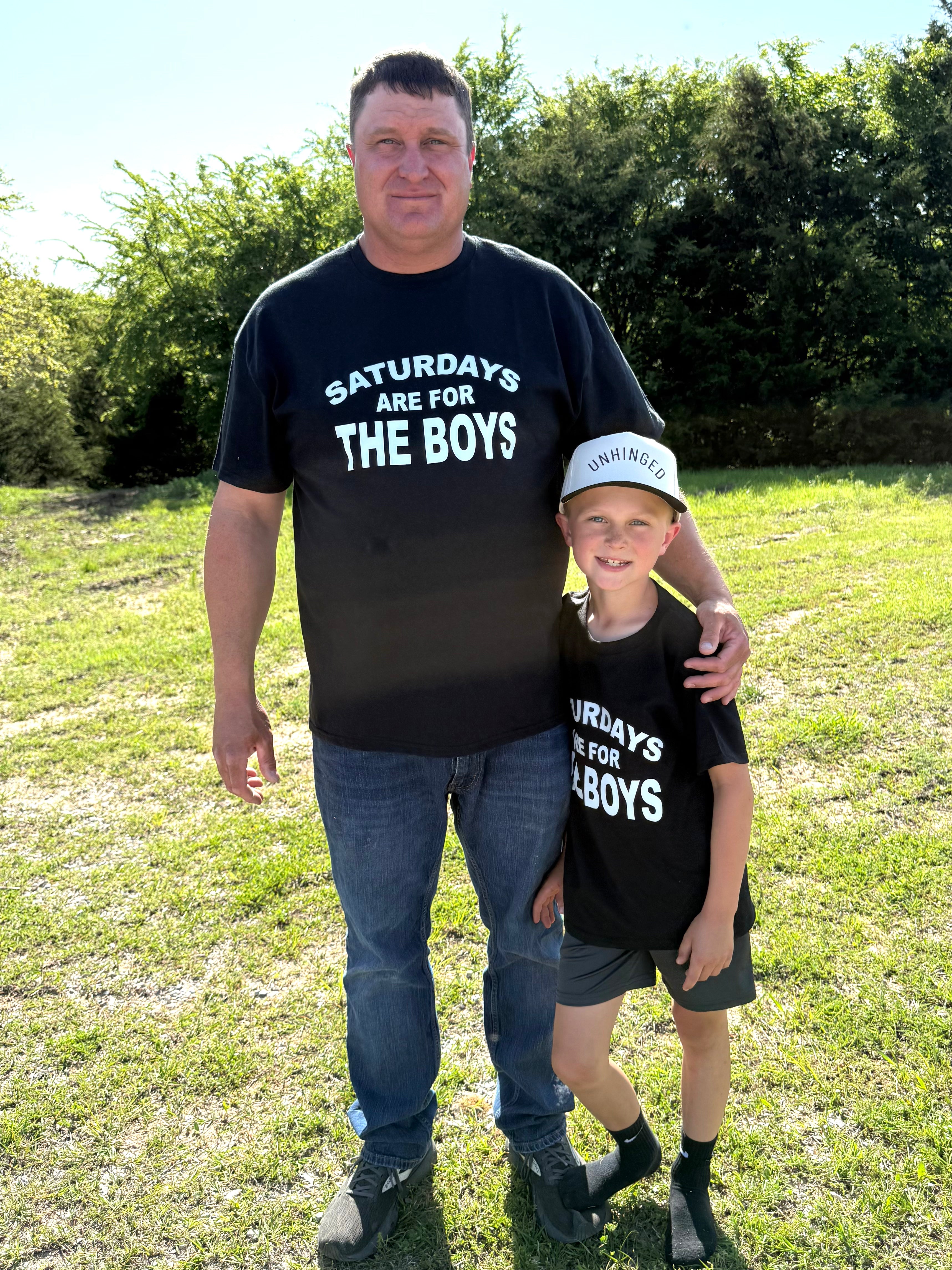 Saturdays Are For The Boys Dad/Son Tee