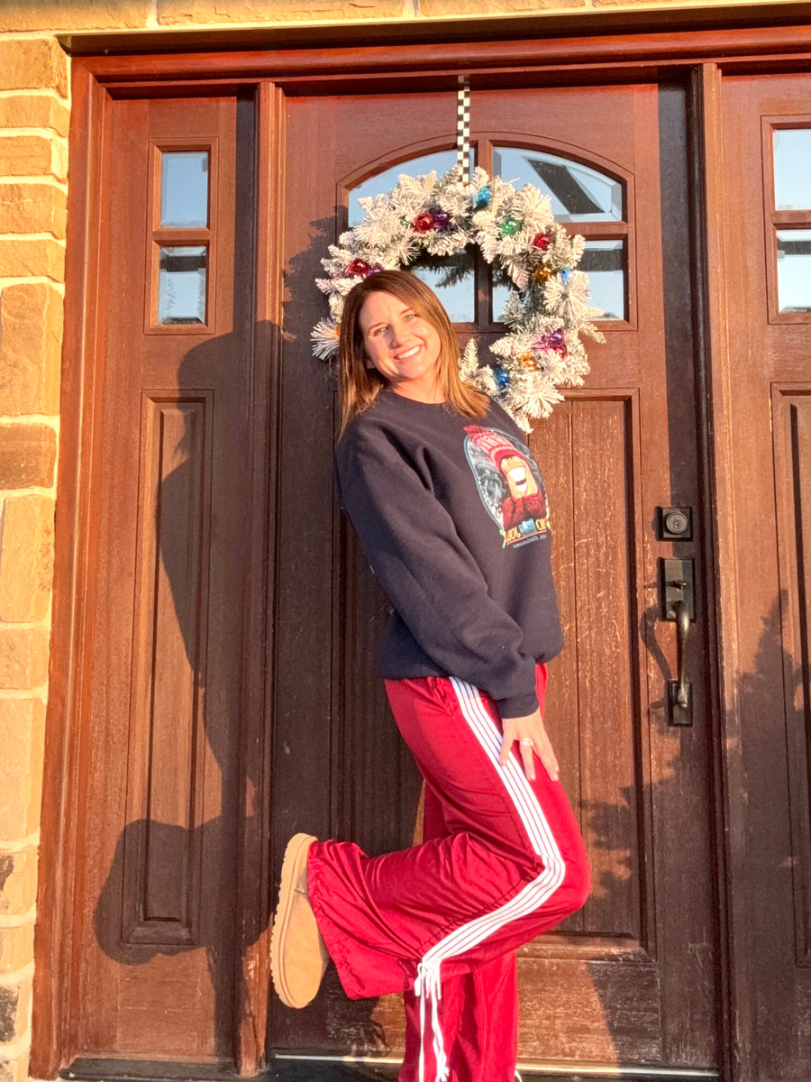 Trendy Striped Track Pants