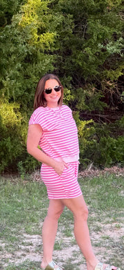 Striped Pink Set