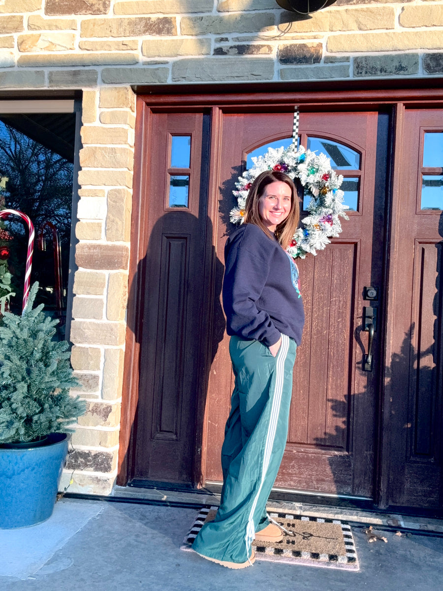 Trendy Striped Track Pants