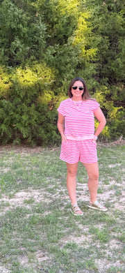 Striped Pink Set