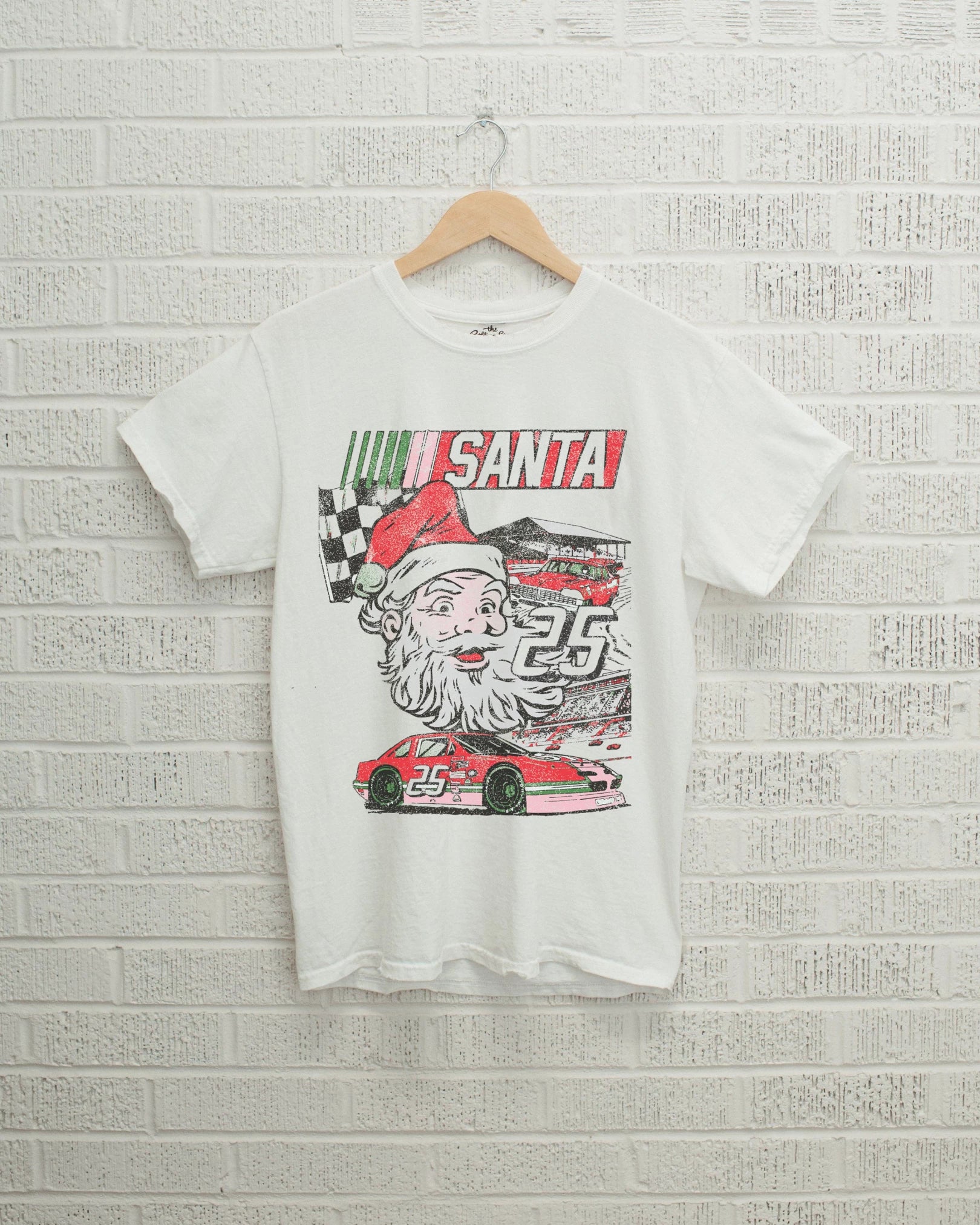 Kid's Santa Race Car Tee